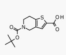 cas165947-48-8|5-BOC-4,5,6,7-四氢噻吩[3,2-C]-吡啶-2-羧酸