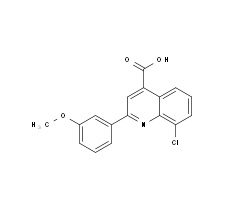 8-Chloro-2-(3-methoxyphenyl)quinoline-4-carboxylic acid|cas774575-48-3