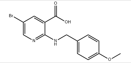 5-Bromo-2-(4-methoxybenzylamino)nicotinic acid,CAS:1456000-34-2