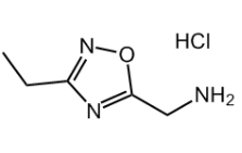 [(3-ethyl-1,2,4-oxadiazol-5-yl)methyl]amine hydrochloride,CAS:145590-70-1