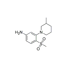 3-(3-甲基哌啶-1-基)-4-(甲基磺酰基)苯胺|cas1000018-39-2