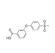 3-[(4-Methylsulfonyl)phenoxy]benzoicacid|cas1000018-30-3