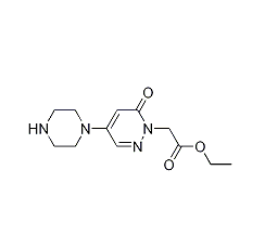 Ethyl 2-(6-oxo-4-(piperazin-1-yl)pyridazin-1(6H)-yl)acetate|cas1000018-24-5