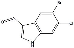 5-Bromo-6-chloro-1H-Indole-3-carboxaldehyde,CAS1467059-87-5