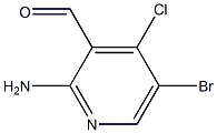 2-amino-5-Bromo-4-chloro-pyridine-3-carbaldehyde,CAS1466514-72-6