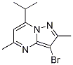 3-溴-7-异丙基-2,5-二甲基吡唑并[1,5-a]嘧啶,CAS1263282-81-0