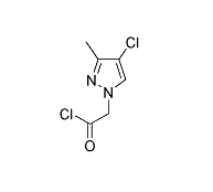 (4-CHLORO-3-METHYL-PYRAZOL-1-YL)-ACETYL CHLORIDE,CAS1002534-97-5