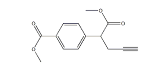 4-(甲酸甲酯)-ALPHA-炔丙基苯基乙酸甲酯,CAS:146464-90-6