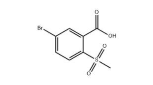 5-溴-2-甲砜基苯甲酸,CAS:146431-33-6