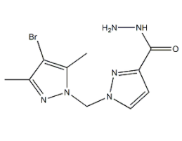 CAS号:1002243-82-4|1-[(4-bromo-3,5-dimethyl-1H-pyrazol-1-yl)methyl]-1H-pyrazole-3-carbohydrazide