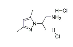 CAS号:1002111-01-4|2-(3,5-DIMETHYL-PYRAZOL-1-YL)-PROPYLamine DIHYDROCHLORIDE
