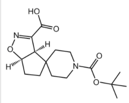 (3aR,6aR)-1-(叔-丁氧羰基)-3a,5,6,6a-四氢螺[环戊二烯并[d]异噻唑并-4,4-哌啶]-3-羧酸|CAS号:1263178-47-7