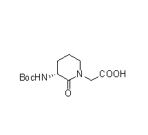 cas82611-51-6|(R)-2-(3-(叔丁氧基羰基氨基)-2-氧代哌啶-1-基)乙酸
