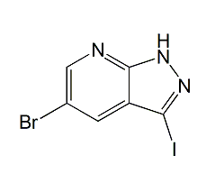 cas875781-18-3|5-溴-3-碘-1H-吡唑并[3,4-B]吡啶