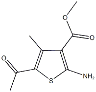 3-thiophenecarboxylic acid, 5-acetyl-2-amino-4-methyl-, me,CAS4815-31-0