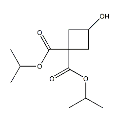 3-羟基-环丁烷-1,1-二甲酸二异丙酯|cas869109-31-9