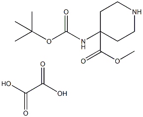 Methyl 4-((tert-butoxycarbonyl)amino)-piperidine-4-carboxylate oxalate,CAS1263094-44-5