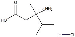 (S)-3-amino-3,4-DIMETHYLPENTANOIC ACID HYDROCHLORIDE,CAS1263094-31-0
