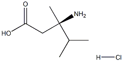 (R)-3-amino-3,4-DIMETHYLPENTANOIC ACID HYDROCHLORIDE,CAS1263094-21-8