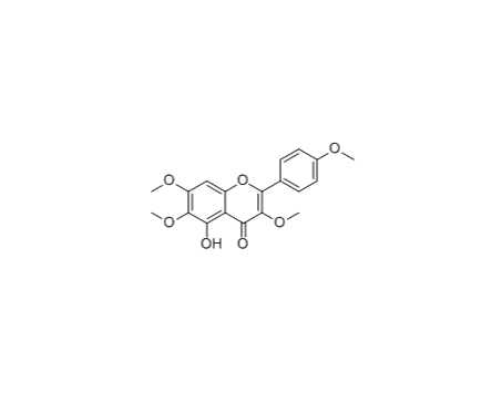 5-Hydroxy-3,6,7,4'-tetramethoxyflavone|cas:14787-34-9