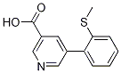 5-(2-(Methylthio)phenyl)nicotinic acid,CAS1261964-02-6