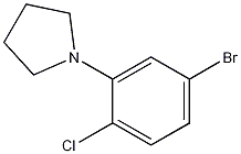 4-Bromo-1-chloro-2-pyrrolidinobenzene,CAS1261959-78-7