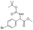 cas:709665-73-6|(4-溴苯基)-叔丁氧羰基氨基乙酸甲酯