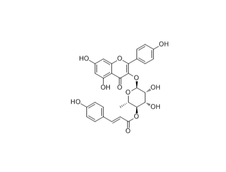 Kaempferol 3-O-(4''-O-trs-p-coumaroyl)rhamnopyroside|cas: 623927-14-0
