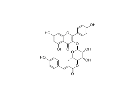 Kaempferol 3-O-(4&#039;&#039;-O-trs-p-coumaroyl)rhamnopyroside|cas: 623927-14-0