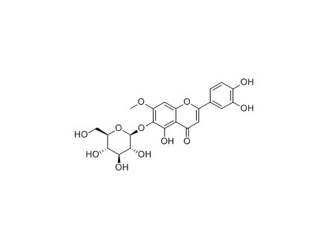 Pedaliin|胡麻素-6-O-葡萄糖苷|cas： 22860-72-6