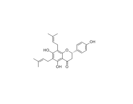 Lonchocarpol A| 6,8-二异戊烯基柚皮素|cas: 68236-11-3