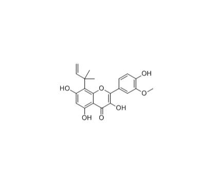 8-(1,1-Dimethyl-2-propenyl)-3'-methoxykaempferol|cas:1859979-00-2