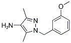 1-(3-METHOXY-BENZYL)-3,5-DIMETHYL-1H-PYRAZOL-4-YLamine,CAS1001519-29-4