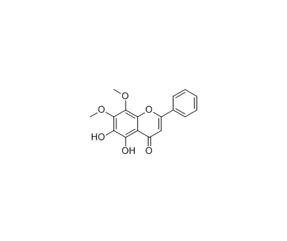 5,6-Dihydroxy-7,8-dimethoxyflavone| 5,6-二羟基-7,8-二甲氧基黄酮|cas: 76844-65-0