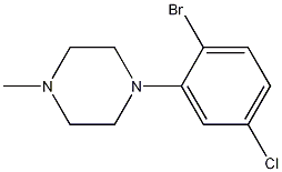 1-(2-溴-5-氯苯基)-4-甲基哌嗪,CAS1261940-25-3
