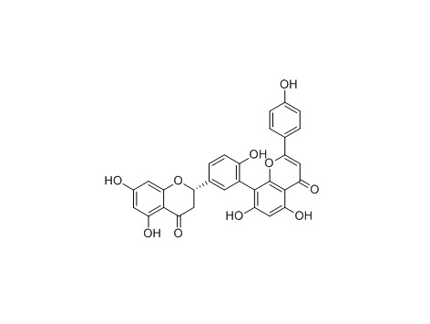 2,3-Dihydroamentoflavone|2,3-二氢穗花杉双黄酮|cas:34340-51-7