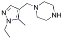 1-(1-ETHYL-5-METHYL-1 H-PYRAZOL-4-YLMETHYL)-PIPERAZINE,CAS1001510-03-7