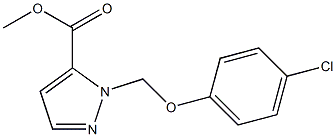 methyl 1-[(4-chlorophenoxy)methyl]-1H-pyrazole-5-carboxylate,CAS1001500-90-8