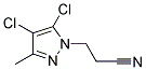 3-(4,5-二氯-3-甲基-1H-吡唑-1-基)丙腈,CAS1001500-81-7
