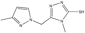 4-甲基-5-[（3-甲基-1H-吡唑-1-基）甲基]-4H-1,2,4-三唑-3-硫醇,CAS:1001567-70-9
