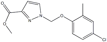 methyl 1-[(4-chloro-2-methylphenoxy)methyl]-1H-pyrazole-3-carboxylate,CAS1001500-62-4