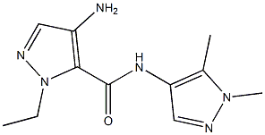 4-amino-N-(1,5-dimethyl-1H-pyrazol-4-yl)-1-ethyl-1H-pyrazole-5-carboxamide,CAS1001500-45-3