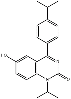 6-羟基-1-异丙基-4-(4-异丙基苯基)-1H-喹唑啉-2-酮, CAS:478963-71-2