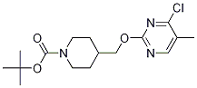 4-(4-氯-5-甲基-嘧啶-2-基氧基甲基)-哌啶-1-羧酸叔丁基酯,CAS1261230-03-8
