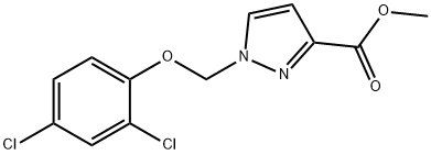 methyl 1-[(2,4-dichlorophenoxy)methyl]-1H-pyrazole-3-carboxylate, CAS:1001500-27-1