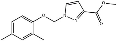 methyl 1-[(2,4-dimethylphenoxy)methyl]-1H-pyrazole-3-carboxylate, CAS:1001500-23-7