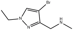 N-[(4-bromo-1-ethyl-1H-pyrazol-3-yl)methyl]-N-methylamine, CAS:1001500-18-0
