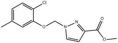 methyl 1-[(2-chloro-5-methylphenoxy)methyl]-1H-pyrazole-3-carboxylate, CAS:1001499-96-2