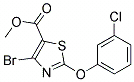 Methyl4-Bromo-2-(3-chlorophenoxy)thiazole-5-carboxylate,CAS1000577-46-7