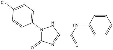 1-(4-CHLOROPHENYL)-5-OXO-N-PHENYL-2,5-DIHYDRO-1H-1,2,4-TRIAZOLE-3-CARBOXAMIDE,CAS1000577-01-4